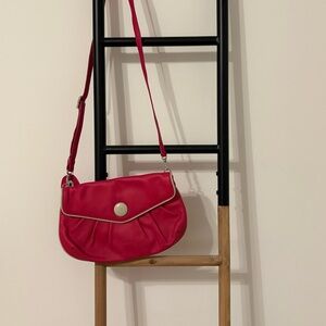 Womens Picard Leather - Retro Pink Bag cross body clutch